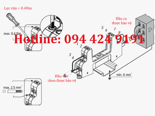 Lắp Đặt Cắt Lọc Sét Tín Hiệu 1. Lap Dat SPD12.png